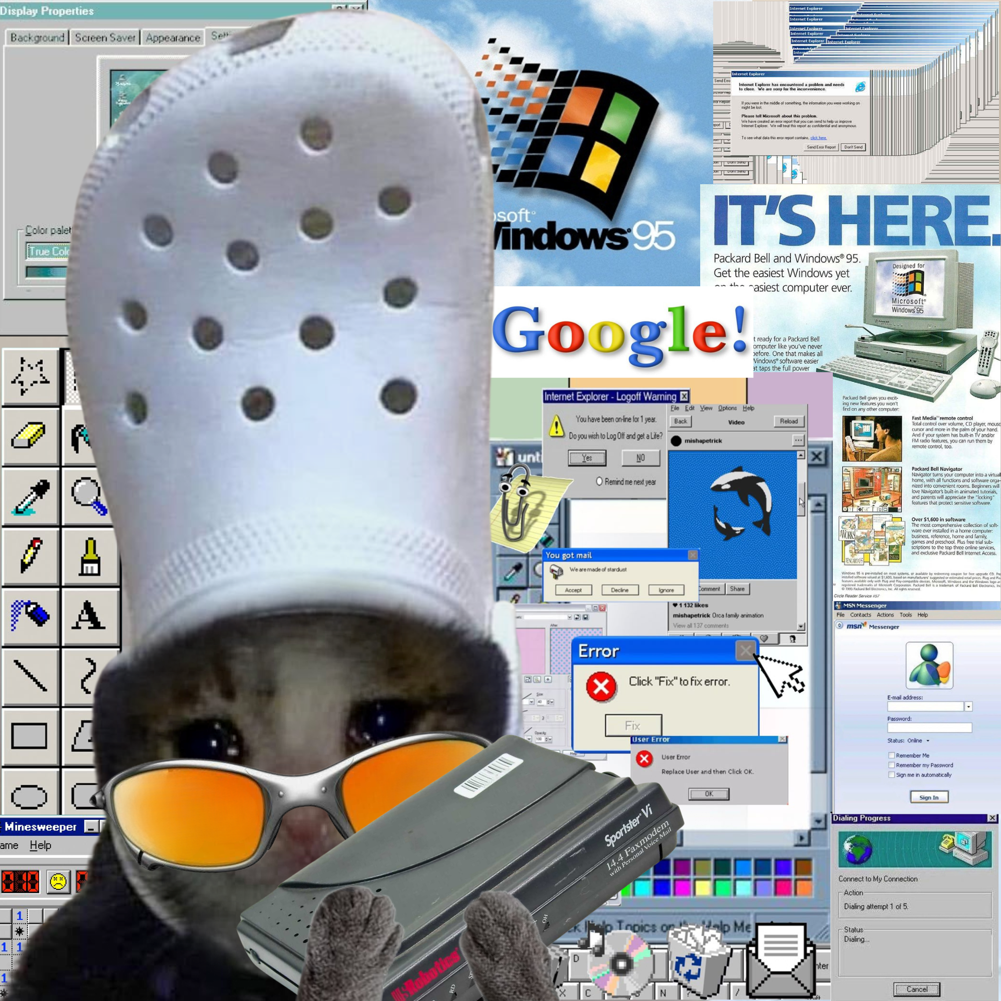 in my early internet era