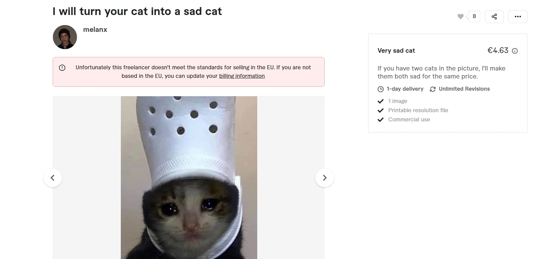 both sad at the same price
