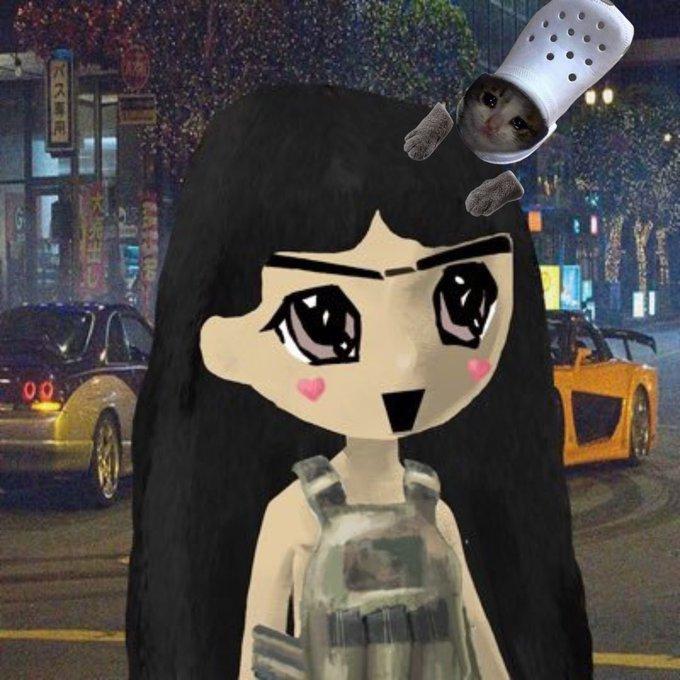 crocx0xmamas on head